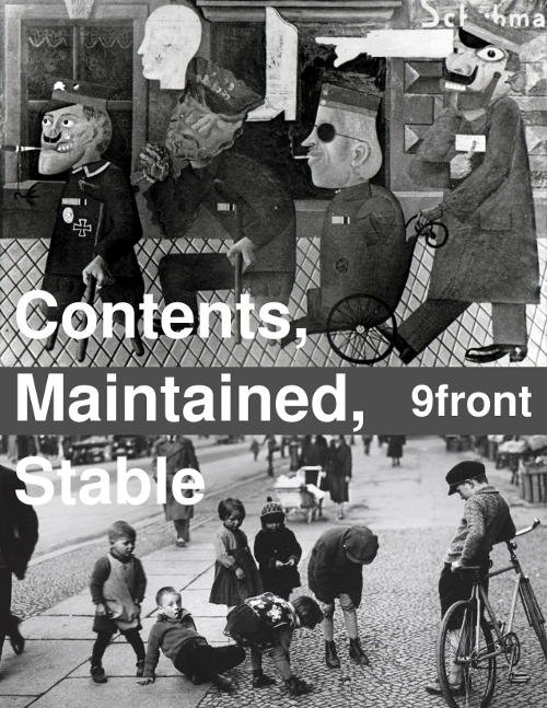 9FRONT - CONTENTS, MAINTAINED, STABLE - front